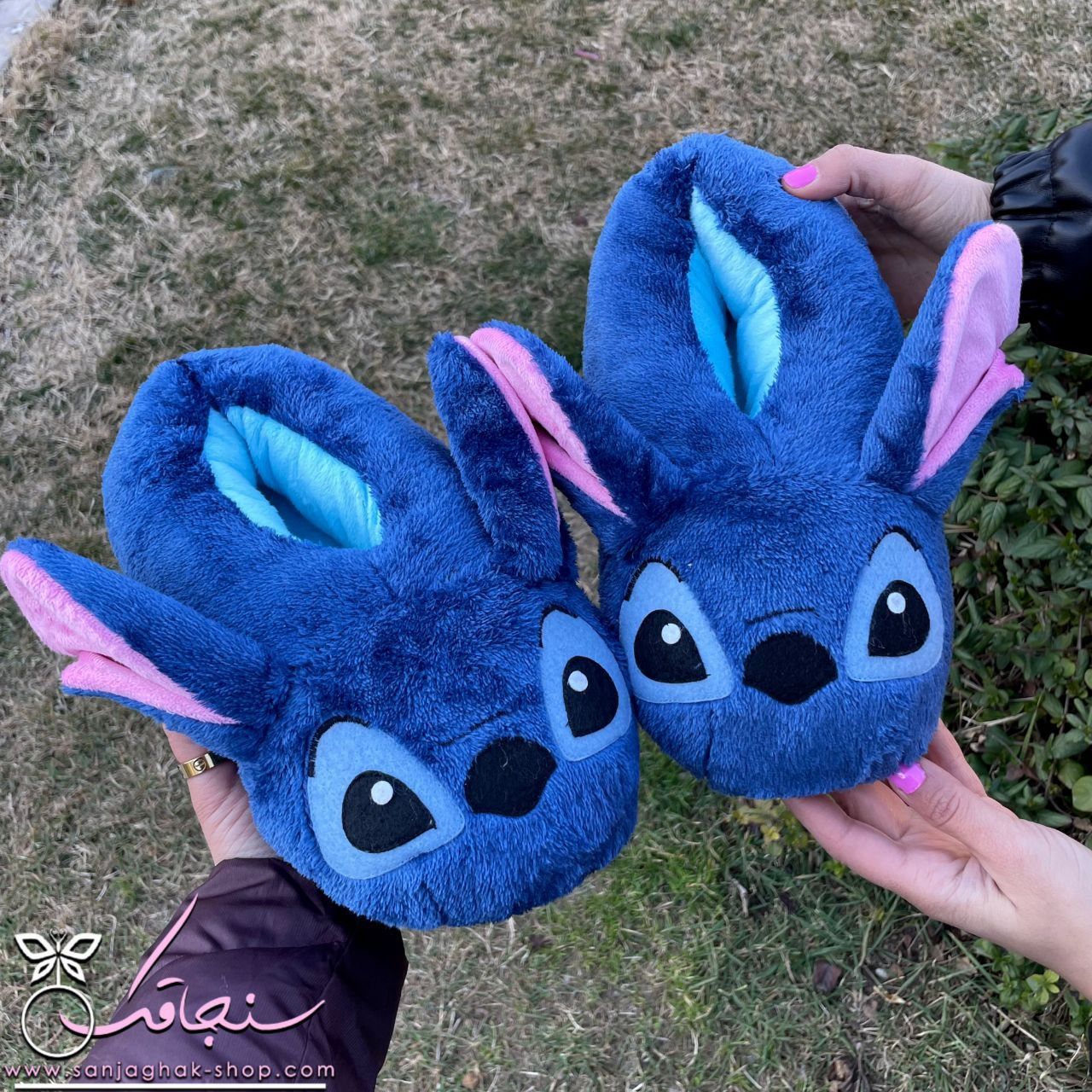 اسليپر استيچ آبی(كف چرمی)