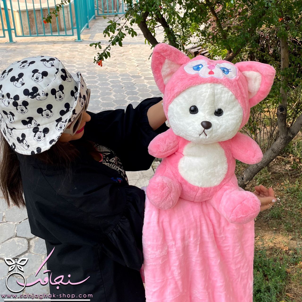 پتوبالشتی خرس لباس خرگوشی