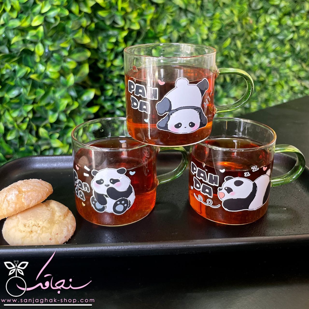 شات خوری پاندا دسته سبز