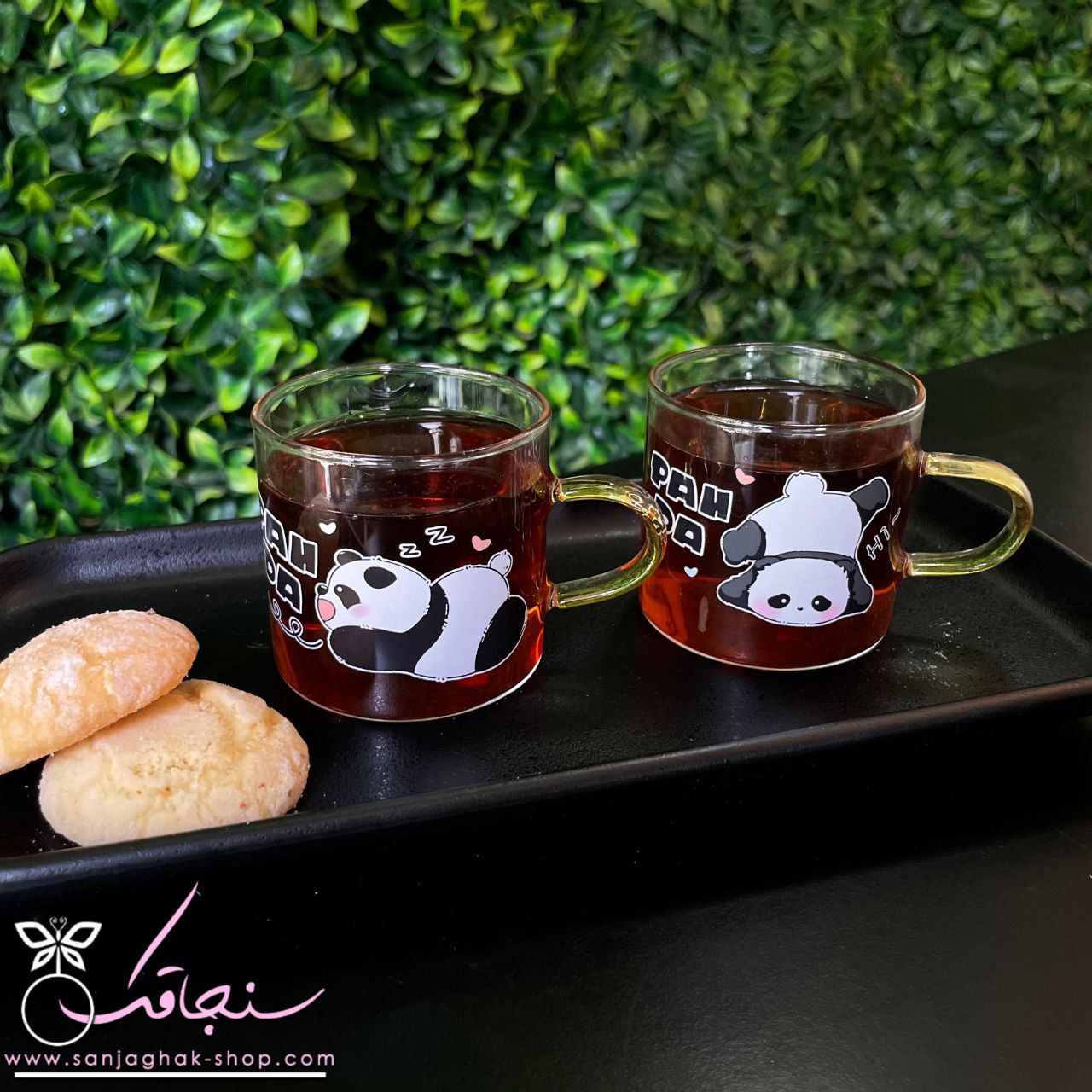 شات خوری پاندا دسته زرد