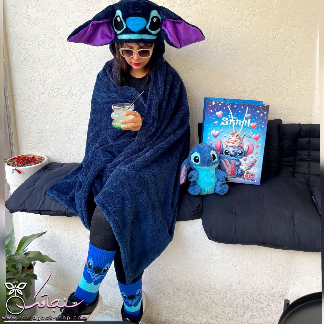پكيج پتوكلاهدار stitch استيچ