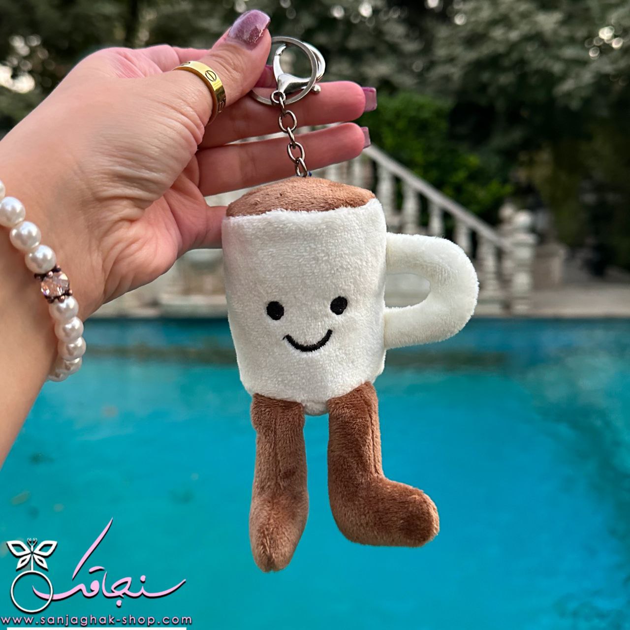 چارم بگ( جاكليدی/ آويز كيف)ليوان قهوه