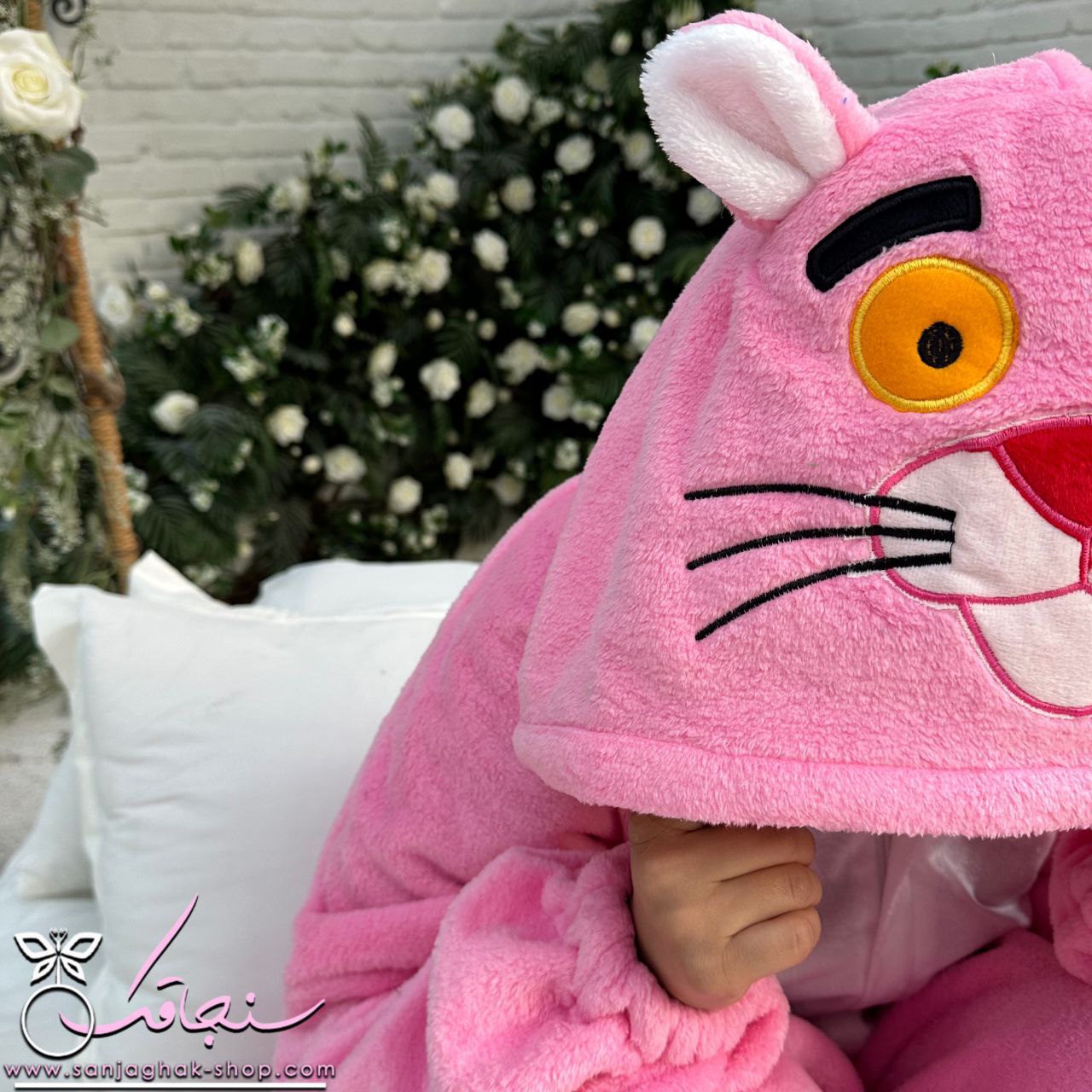 سرهمی پلنگ صورتی