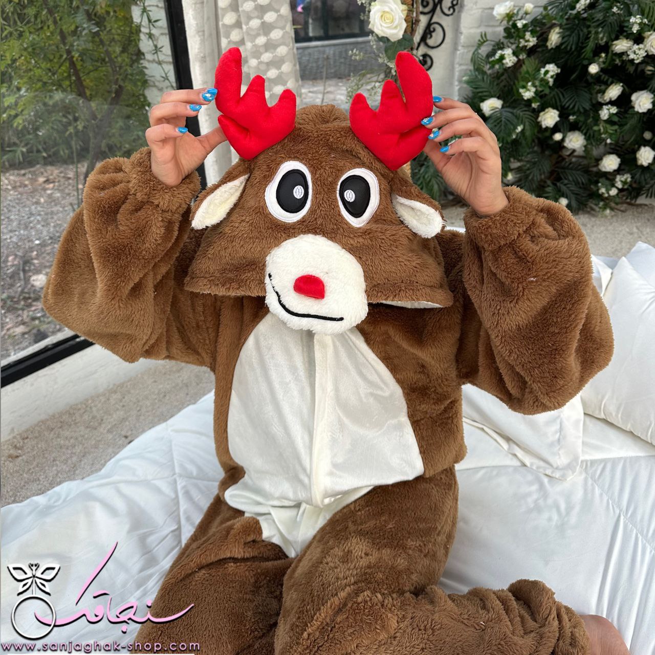 پتو سرهمی گوزن