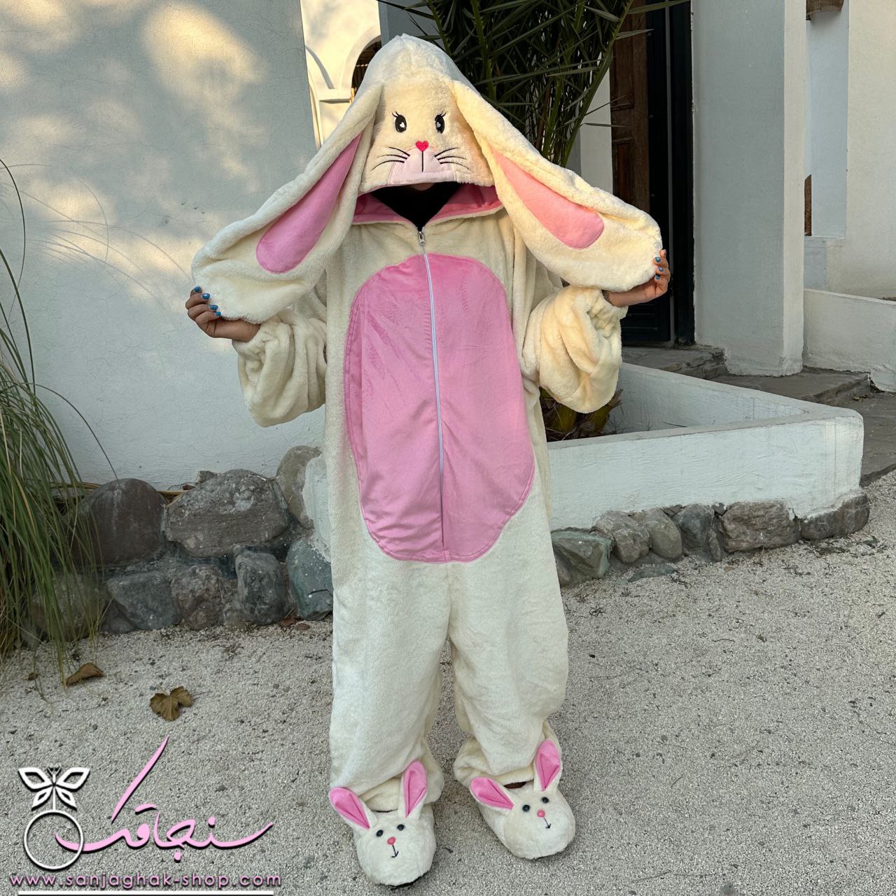 سرهمی خرگوش گوش دراز سفيد