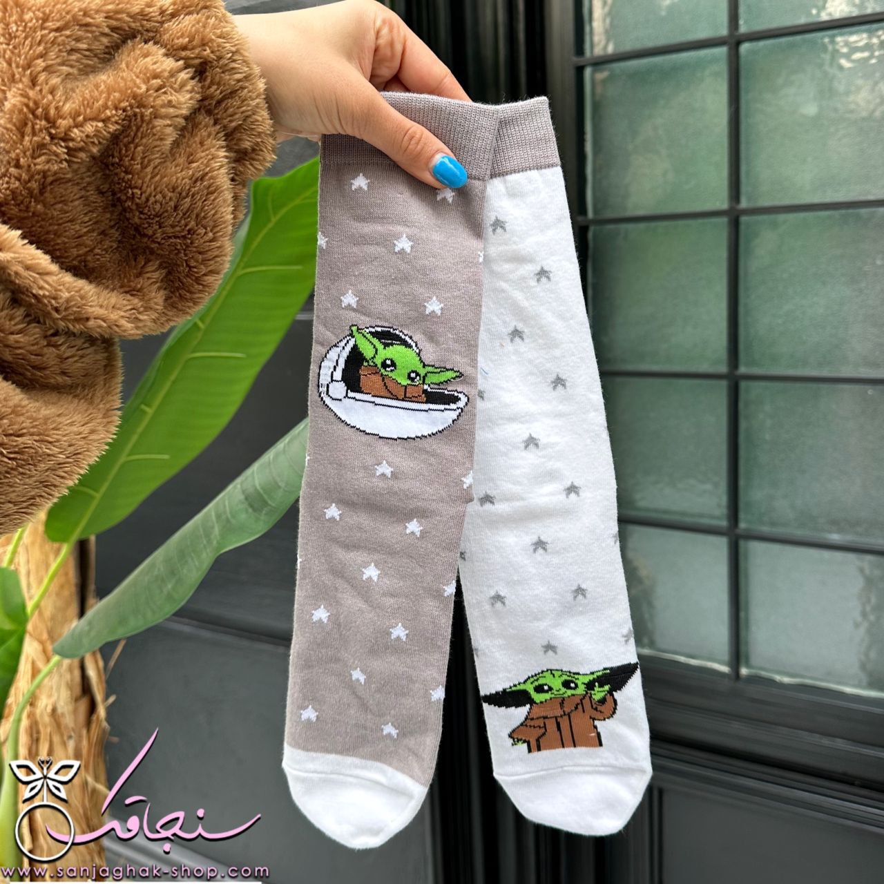 جوراب بيبی يودا (ساق بلند)تا به تا 03