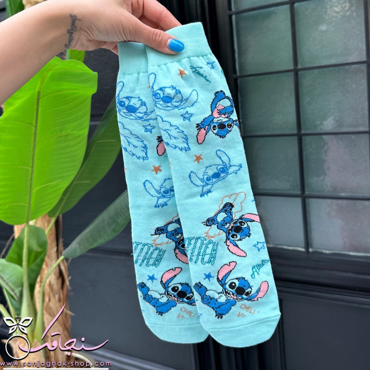 جوراب استيچ ساق بلند (شماره سه)