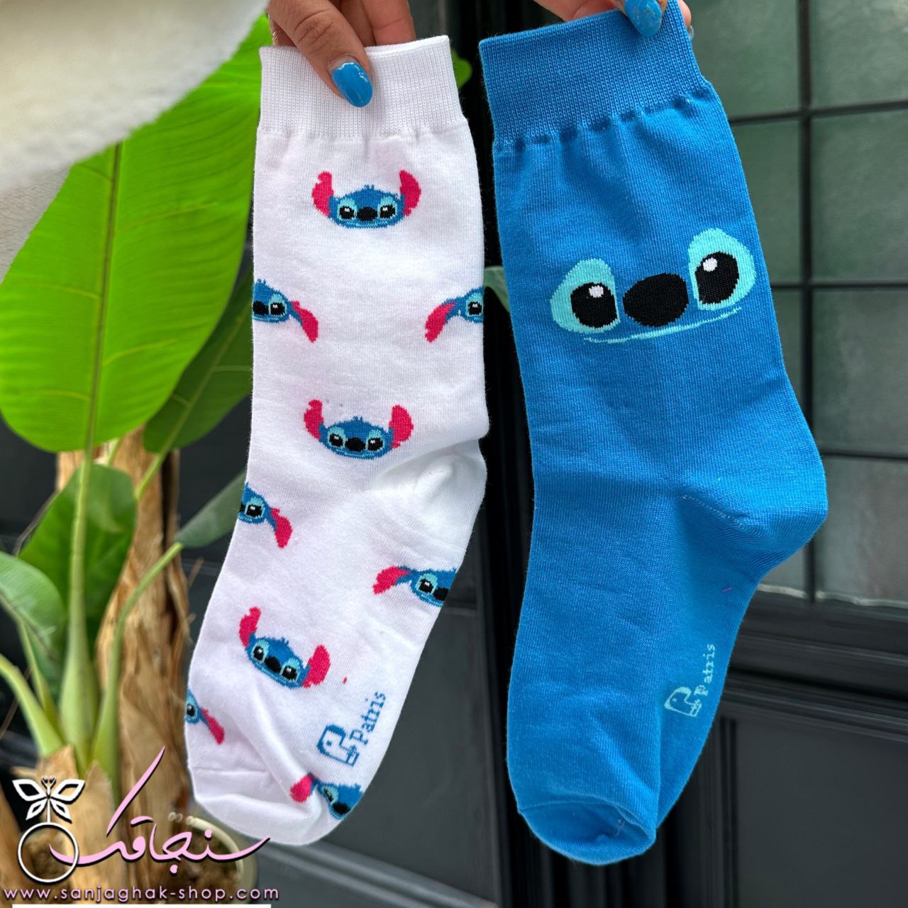 جوراب استيچ ساق بلند تابه تا (شماره شش)