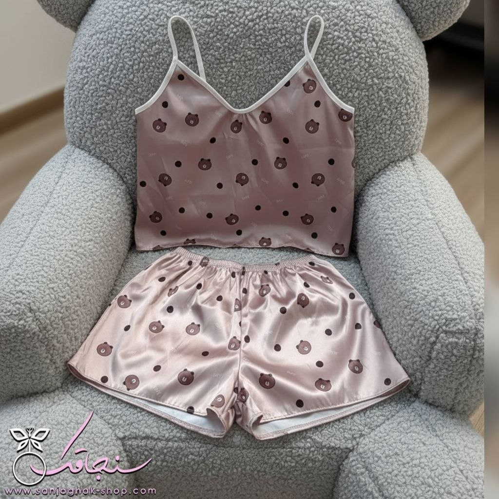 تاپ شلوارک طرح تدی