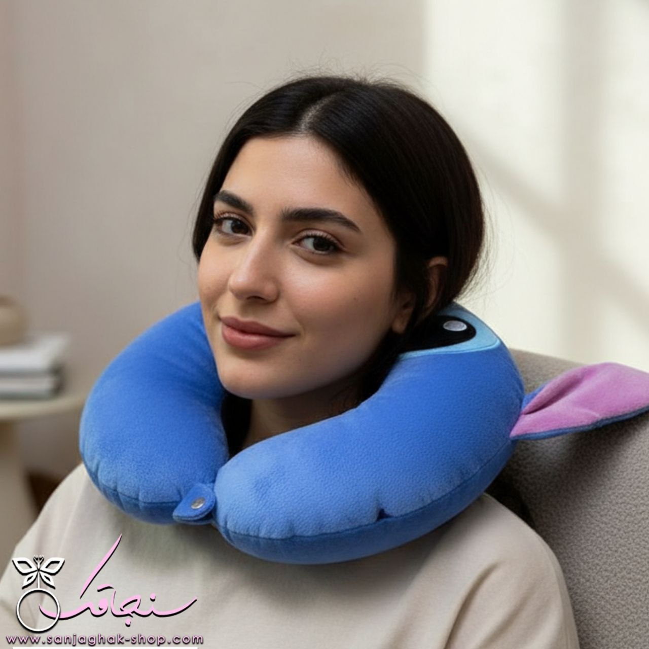 بالشت دورگردنی استيچ