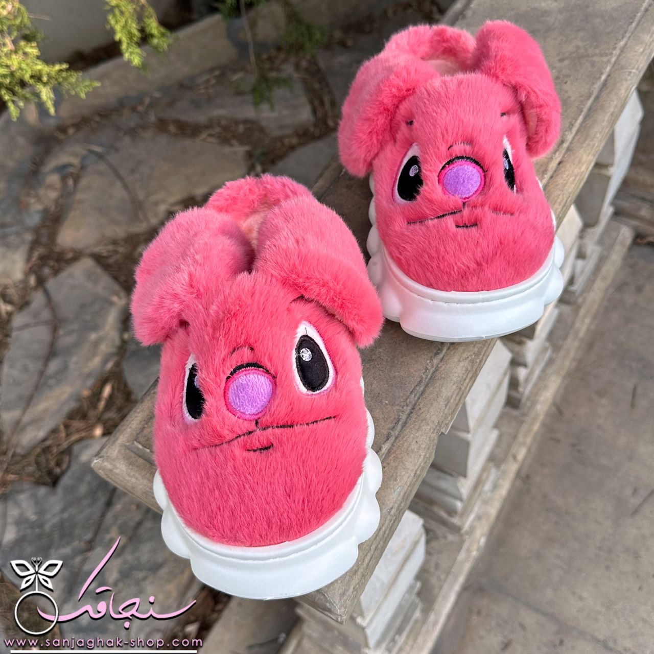 اسليپر كفشی آنجل(استيچ صورتی)