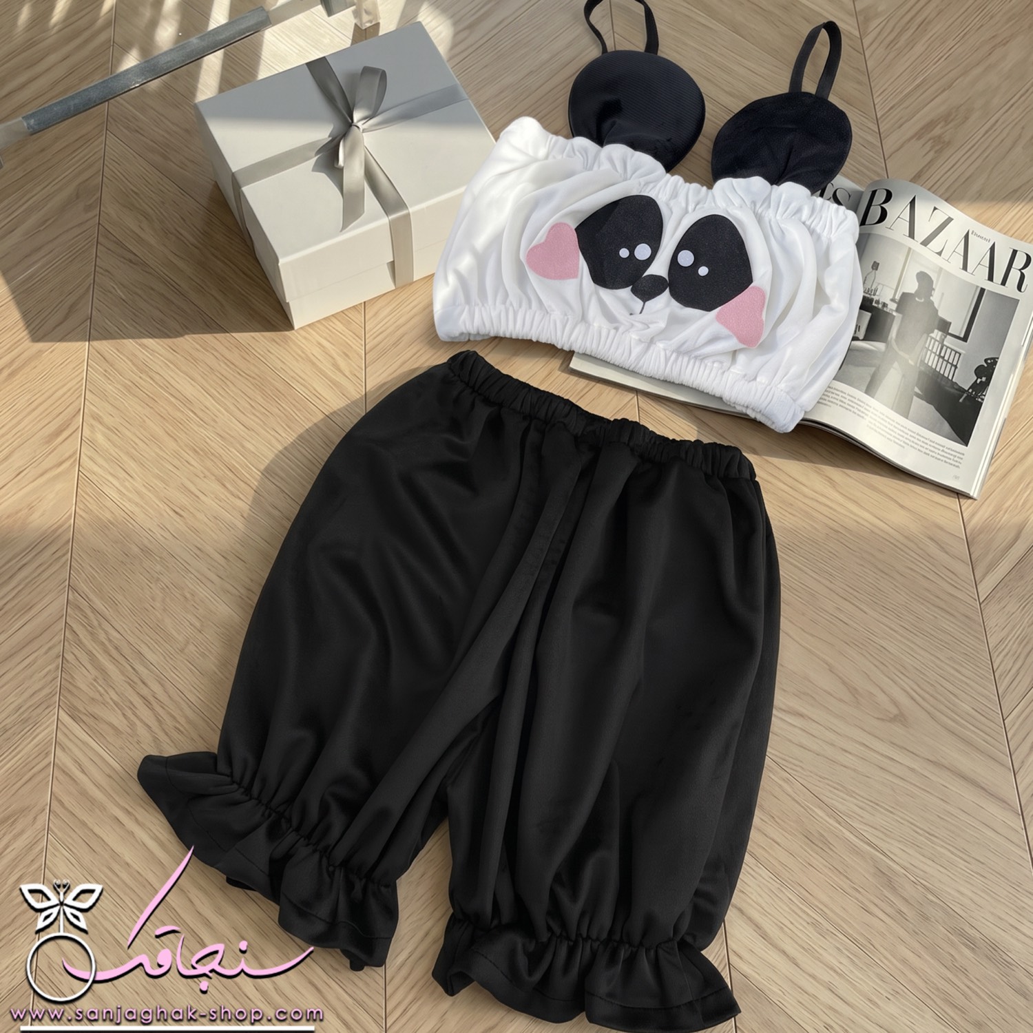 سِت نيم تنه شلوارک پاندا 🐼